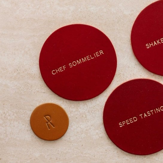 Jeu Beer Pong en cuir – Okuri