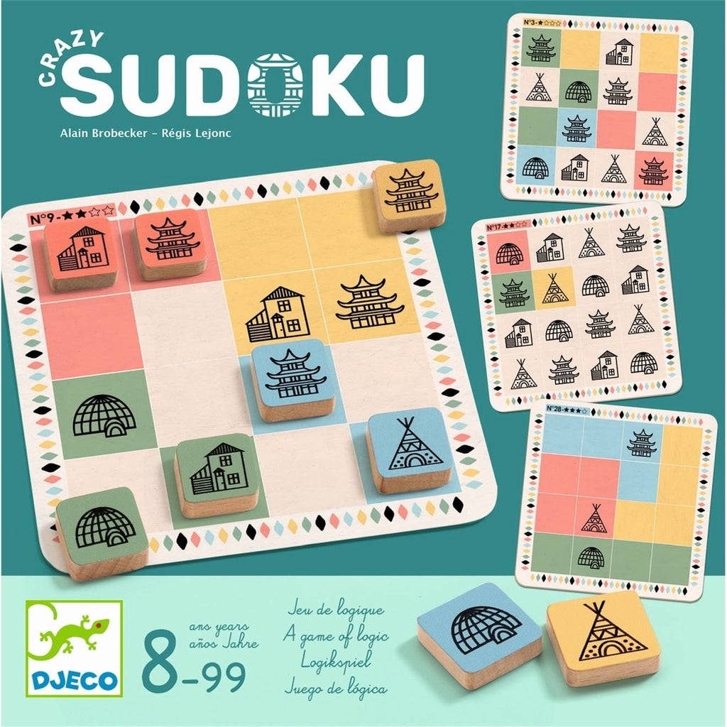 Jeu crazy sudoku multicolore