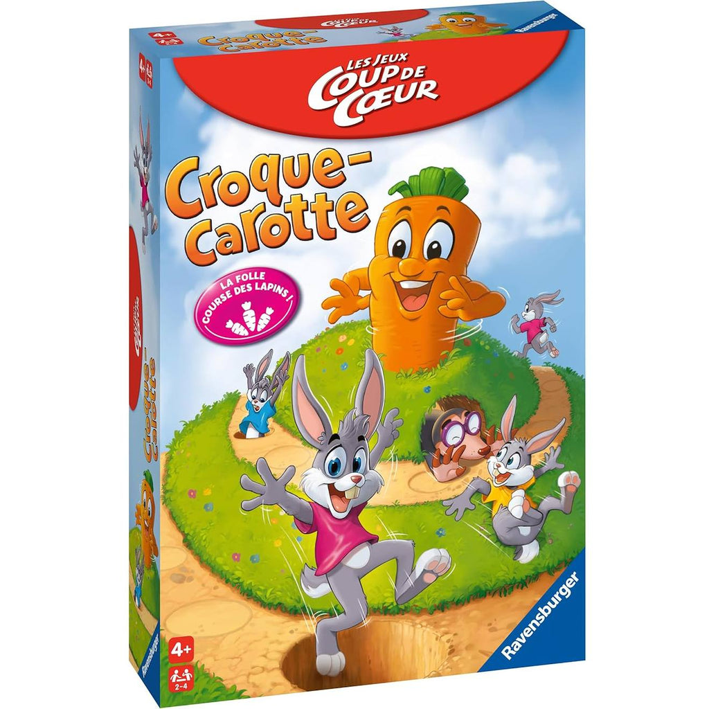 Jeu croque carotte 'coup de cœur' blanc