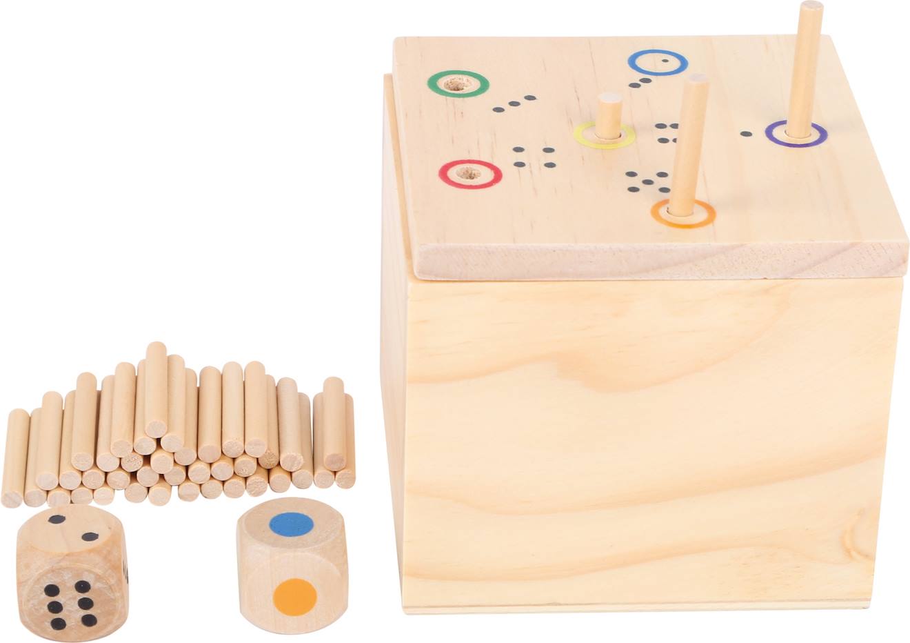 Jeu cube as beige