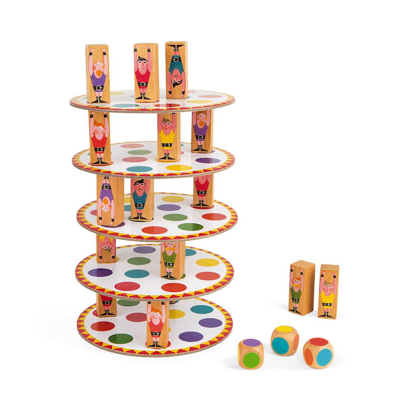 Jeu d'adresse acrobat' multicolore