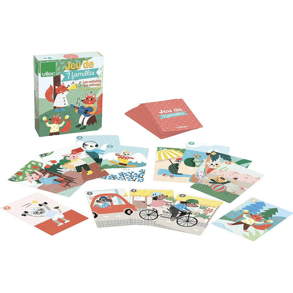 Jeu de 7 familles michelle carlslund vert