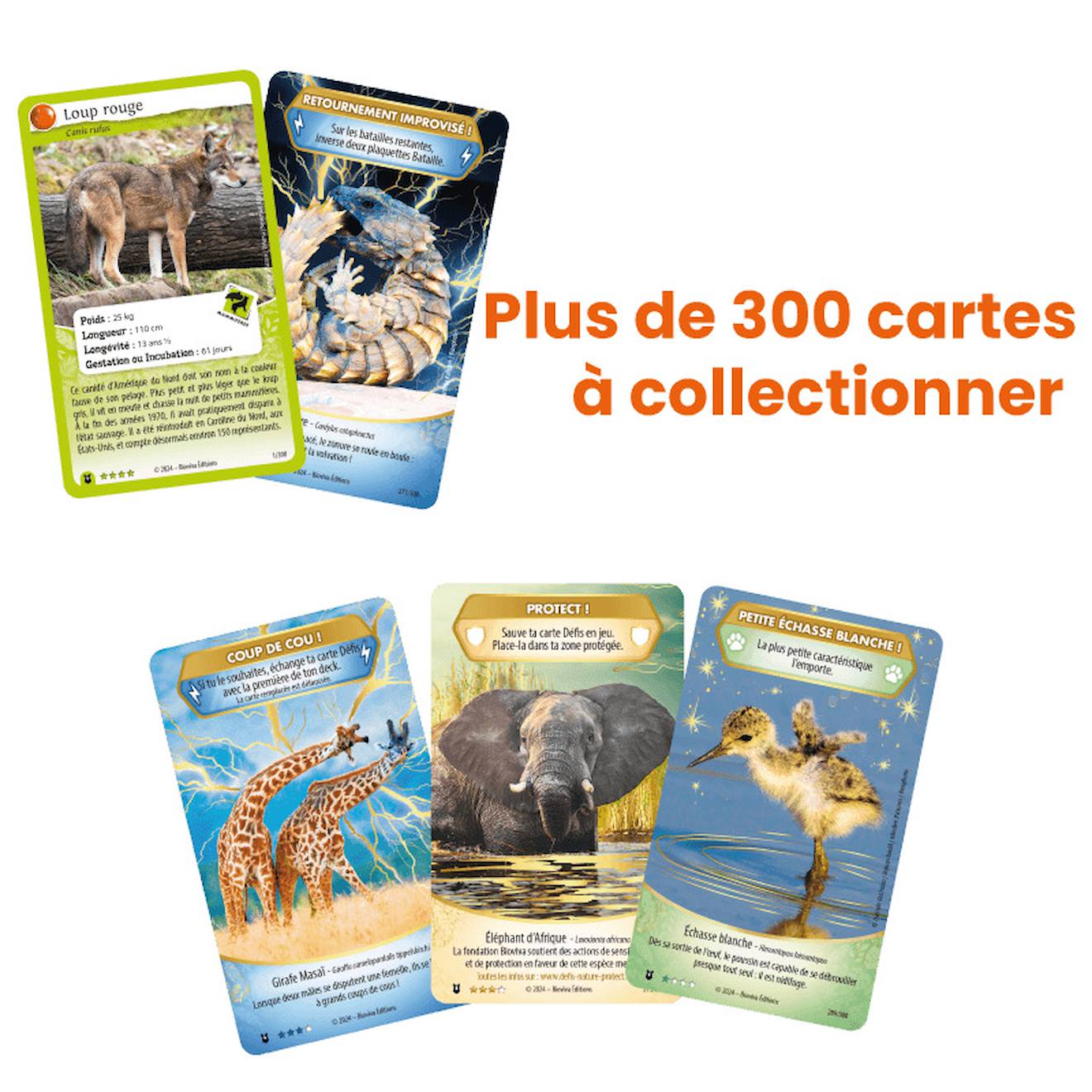 Jeu de cartes à collectionner défis nature protect - album de classement - couverture tigre du bengale - fabriqué en france multicolore