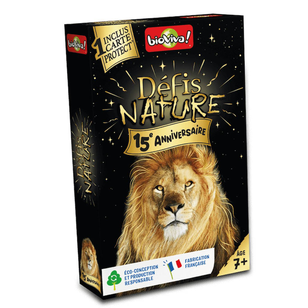 Jeu de cartes défis nature - 15ème anniversaire - fabriqué en france multicolore