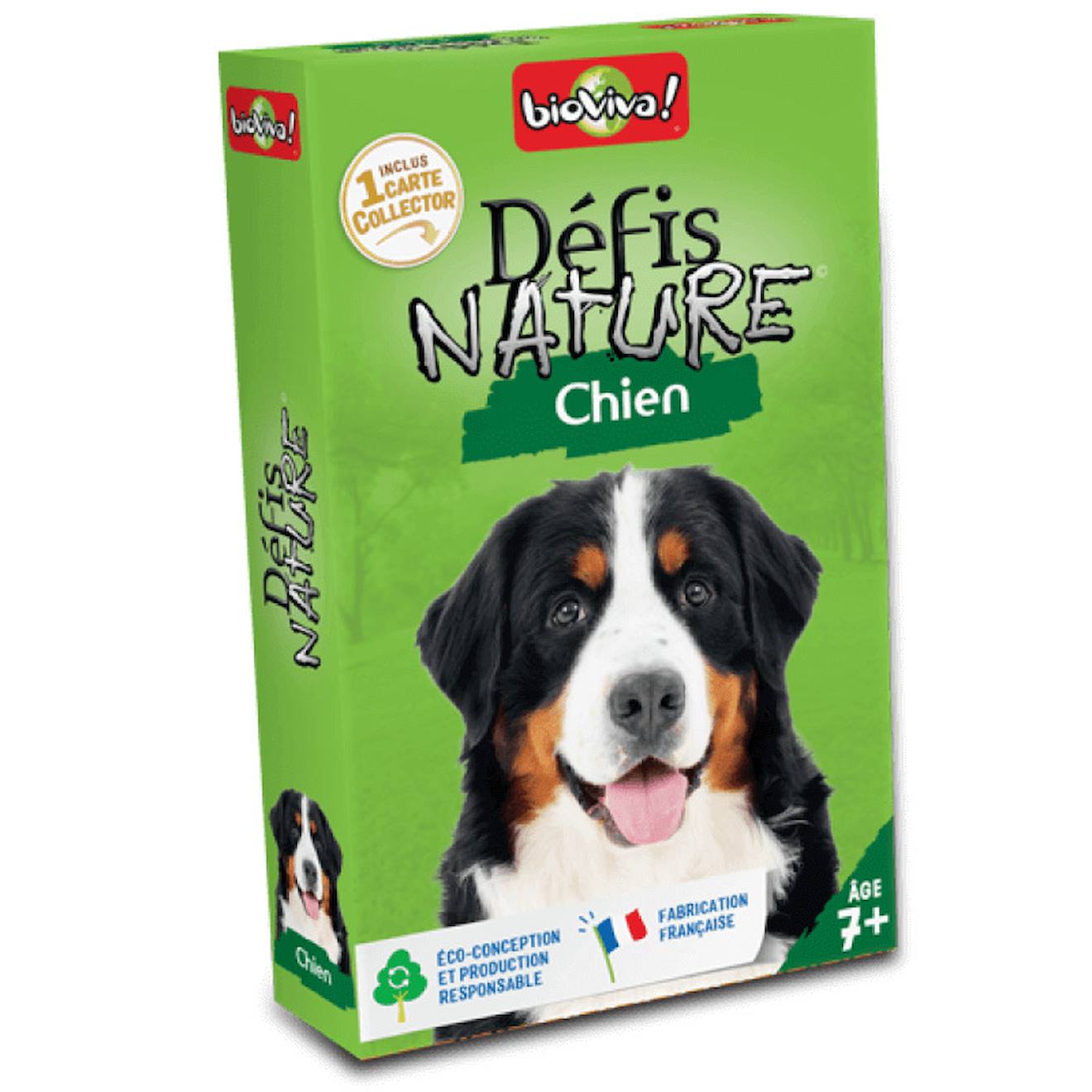 Jeu de cartes défis nature - chiens - fabriqué en france multicolore