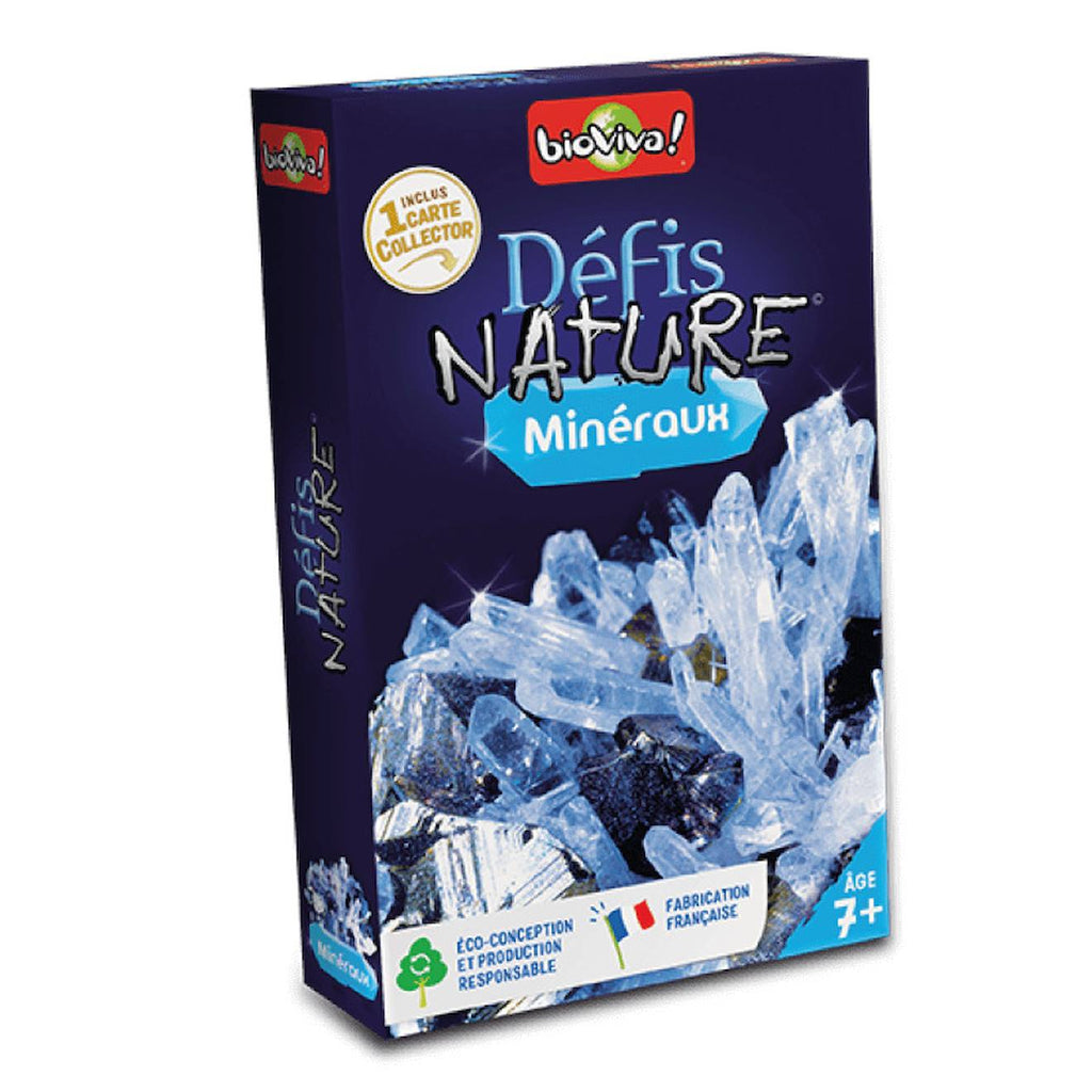 Jeu de cartes défis nature - minéraux - fabriqué en france multicolore
