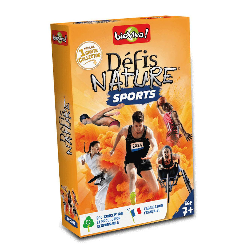 Jeu de cartes défis nature - sports - fabriqué en france multicolore