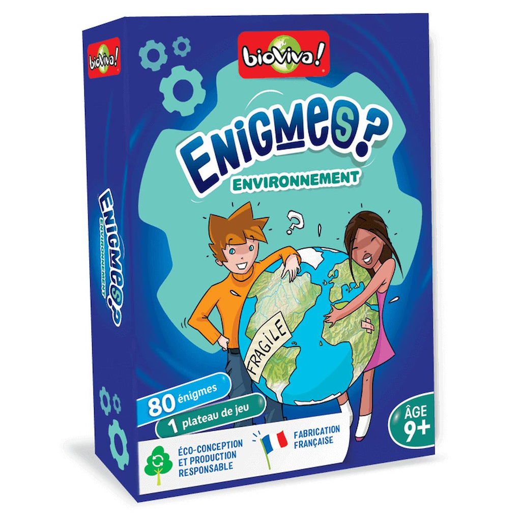 Jeu de cartes énigmes - environnement - fabriqué en france multicolore