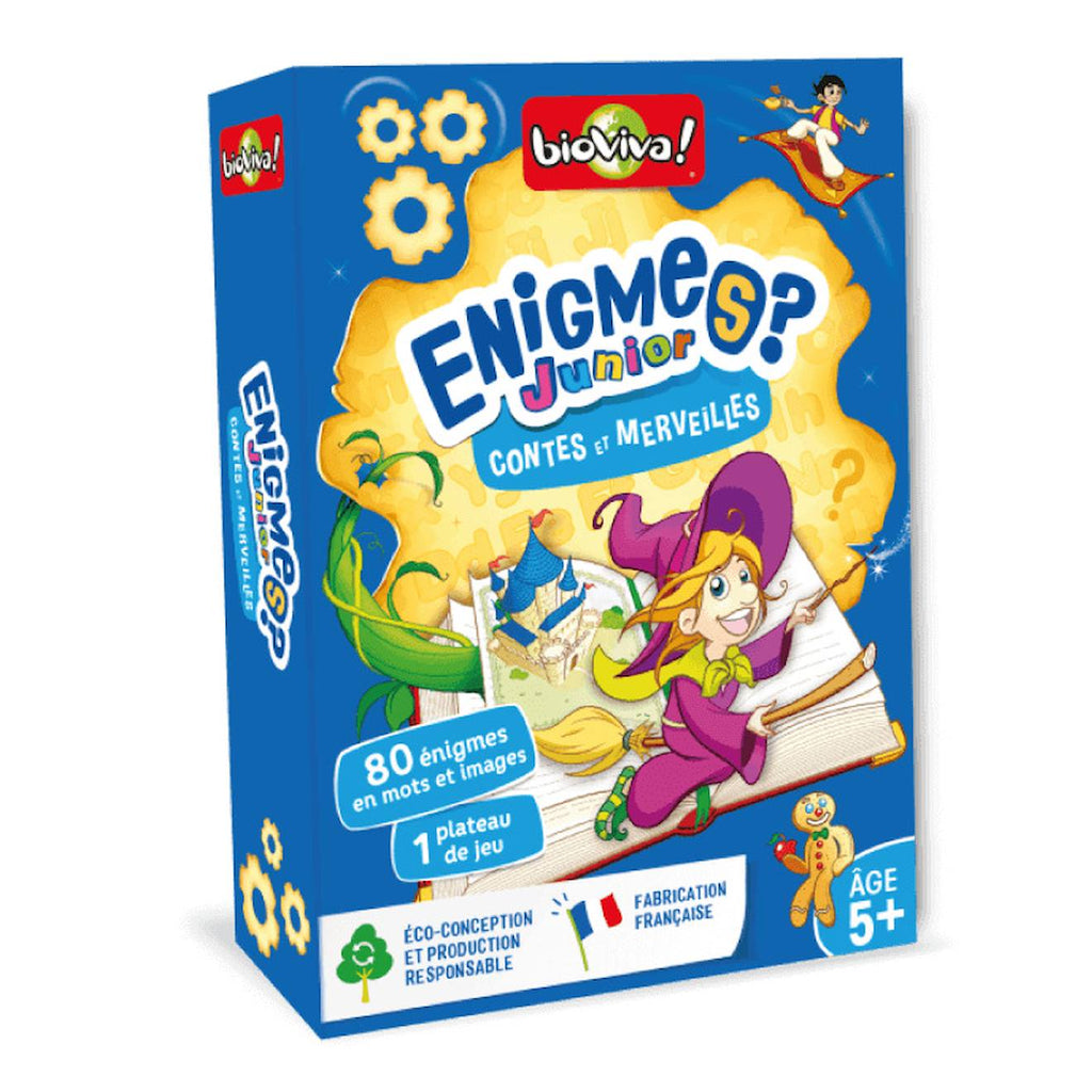 Jeu de cartes énigmes junior - contes et merveilles - fabriqué en france multicolore