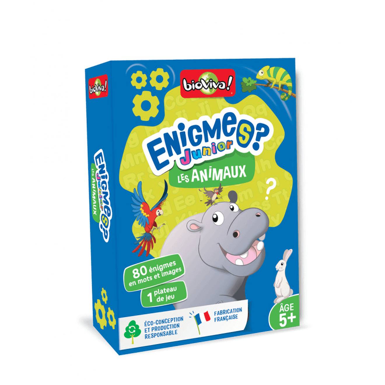 Jeu de cartes énigmes junior - les animaux - fabriqué en france multicolore