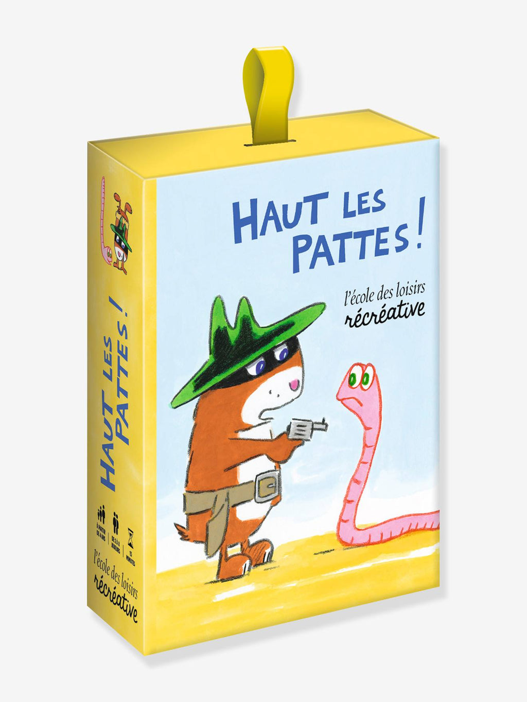 Jeu de cartes haut les pattes multicolore