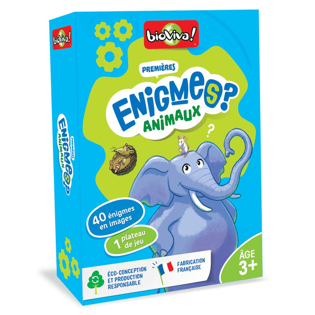 Jeu de cartes mes premières énigmes - animaux - fabriqué en france multicolore