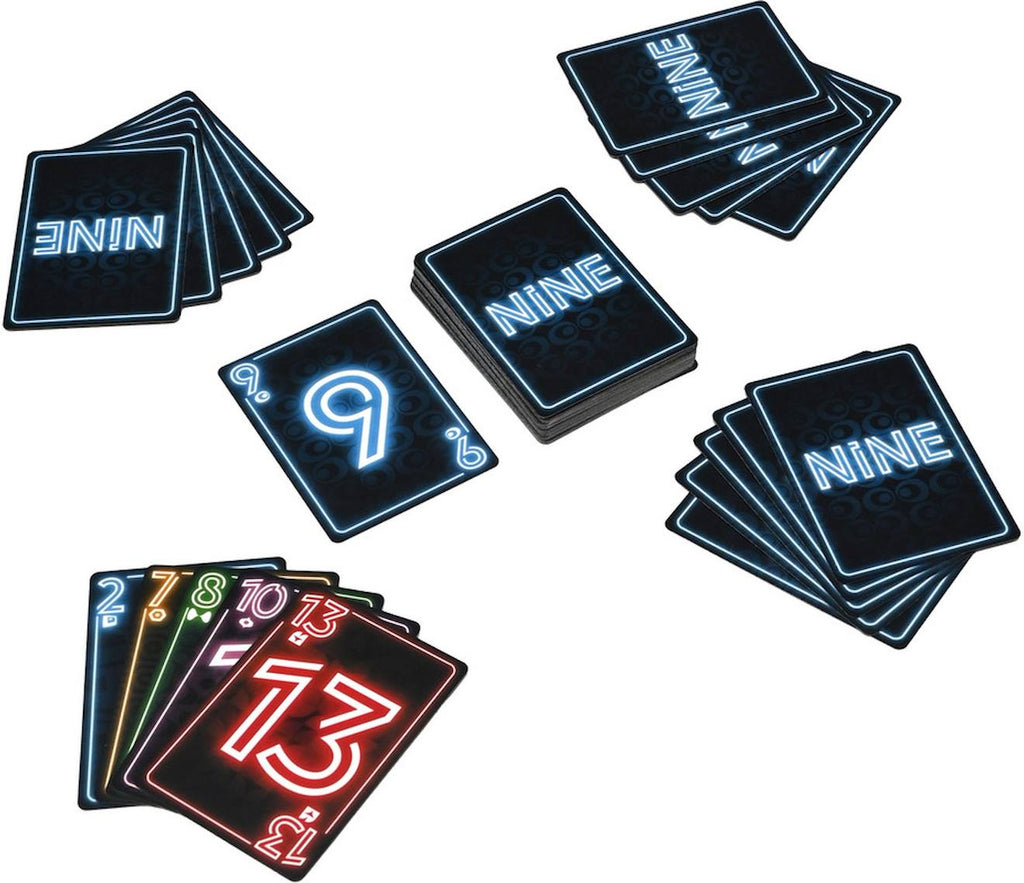 Jeu de cartes nine noir