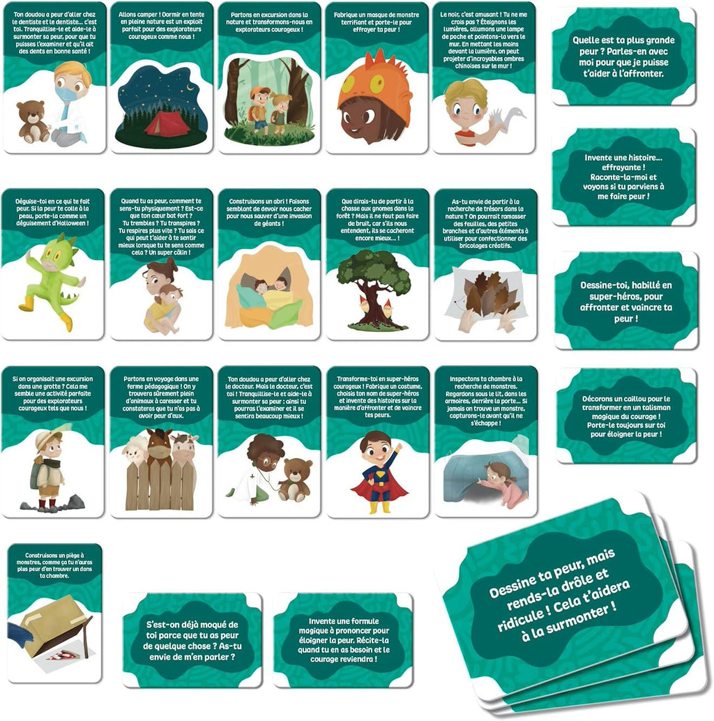Jeu de cartes pour des enfants courageux - 84 cartes illustrées pour développer la confiance en soi, dès 4 ans multicolore