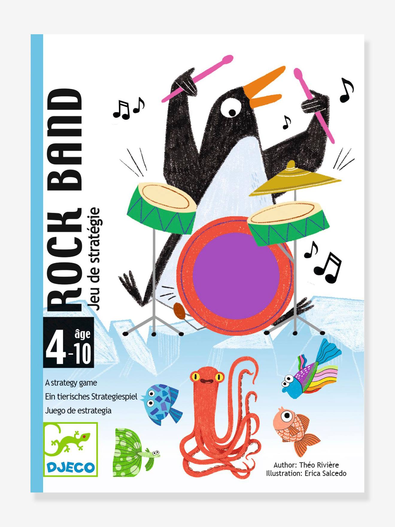 Jeu de cartes rock band - multicolore