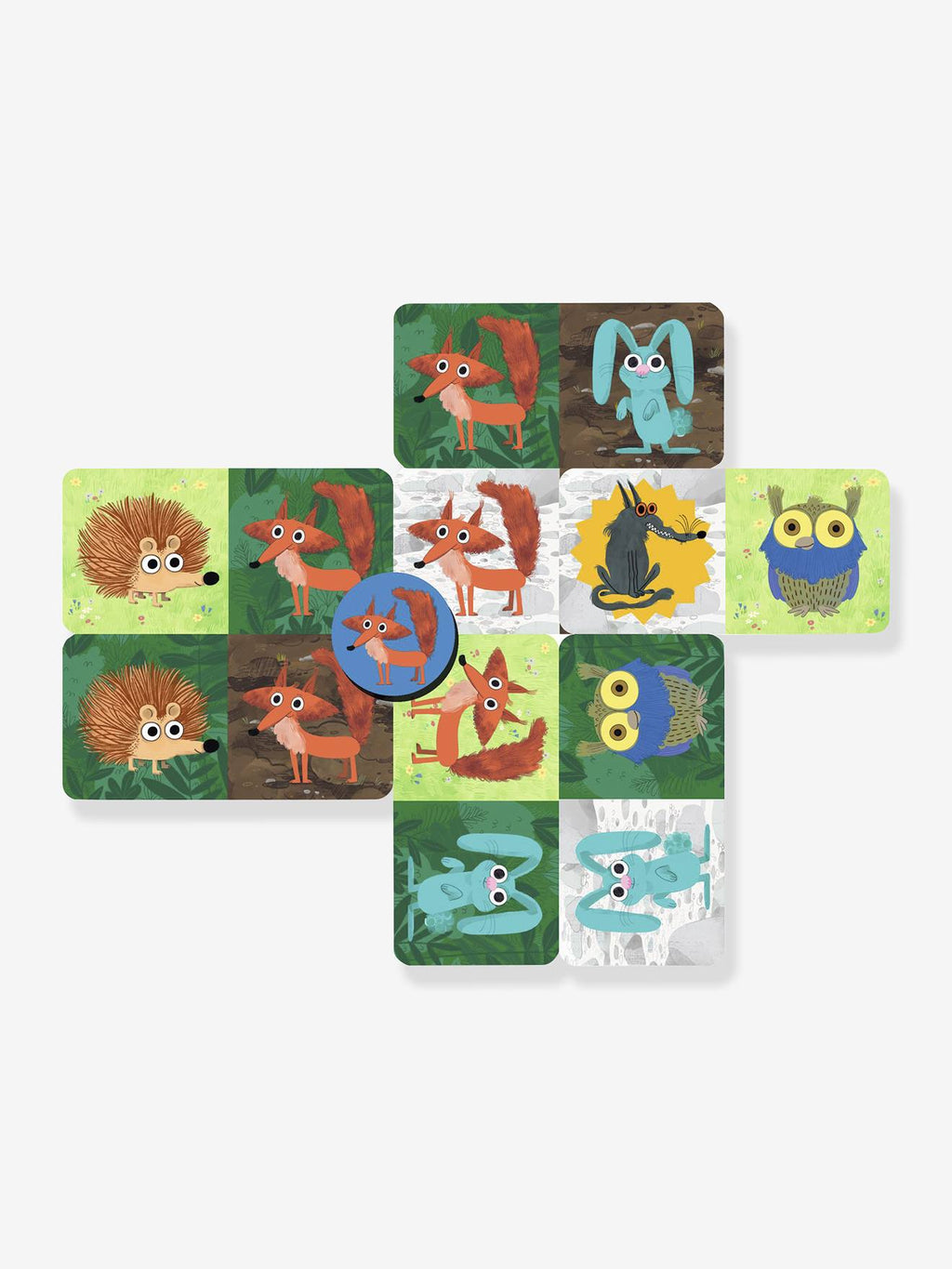 Jeu de cartes wolf panic vert