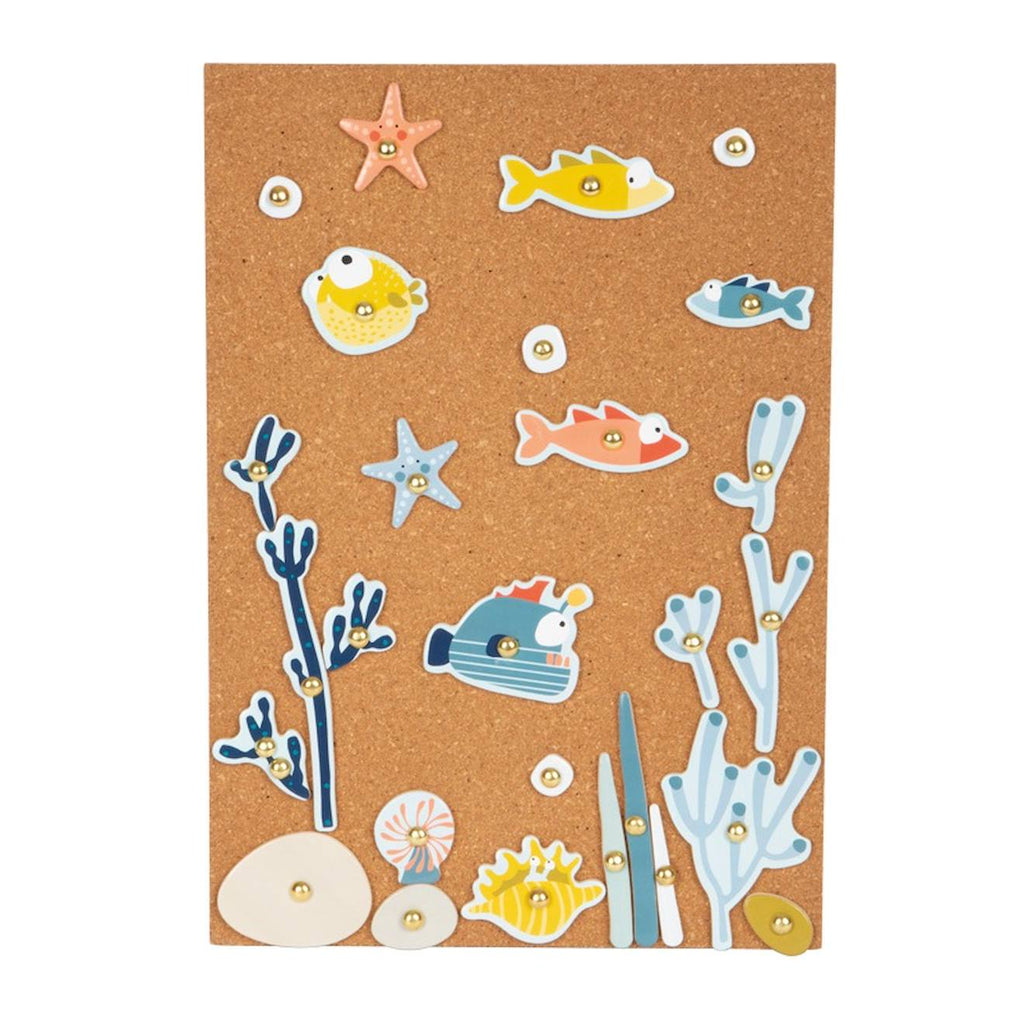 Jeu de clous la mer bleu