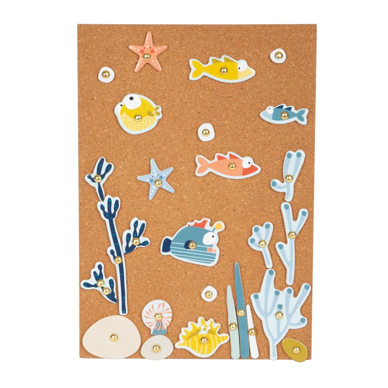 Jeu de clous la mer bleu