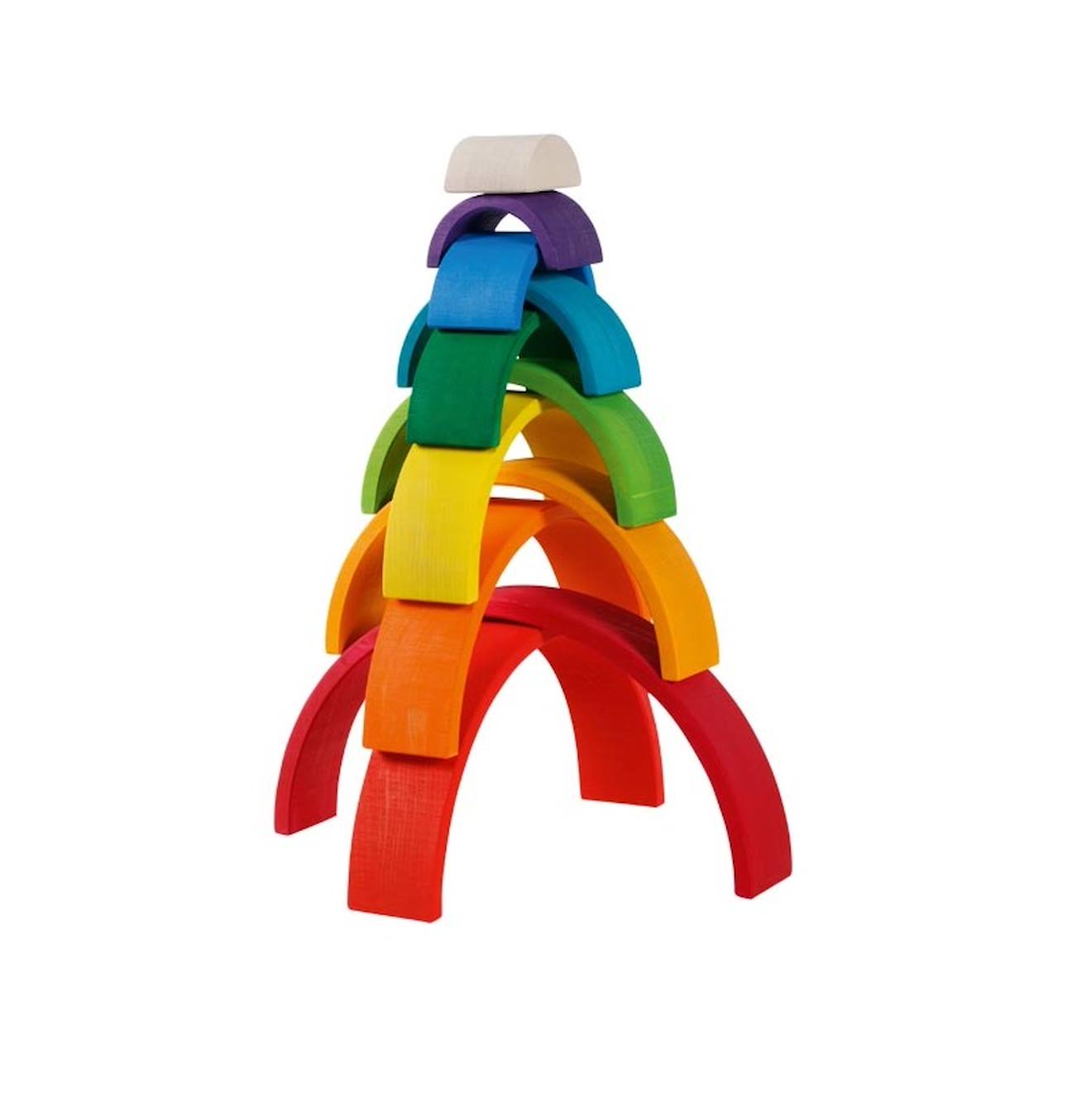Jeu de construction arc-en-ciel rouge