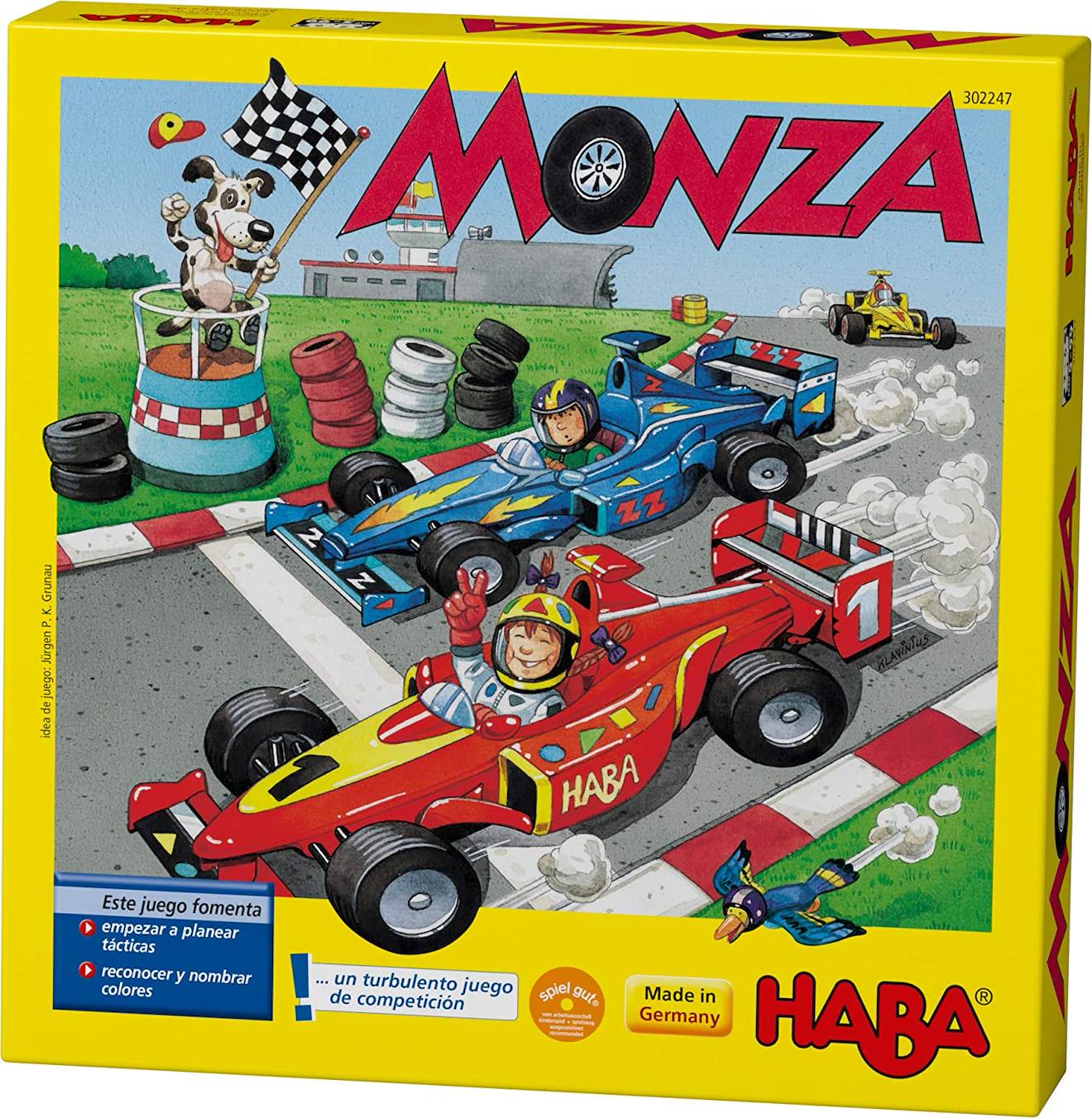 Jeu de course monza jaune