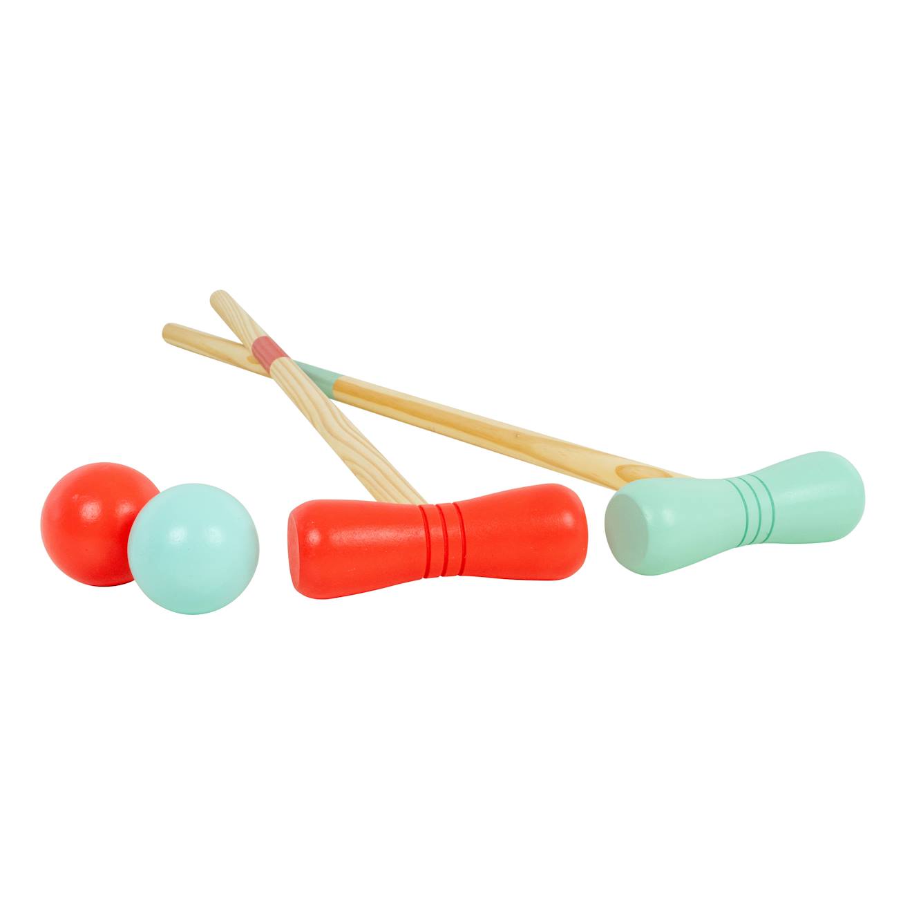 Jeu de croquet bois FSC multi couleur