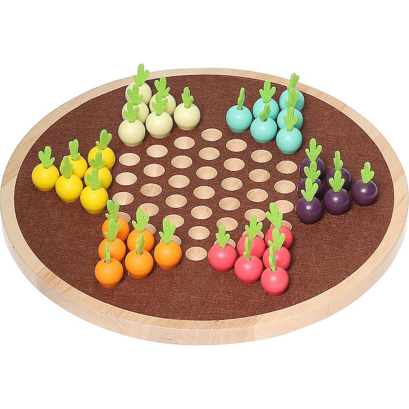 Jeu de dames chinoises la traversée du potager vert