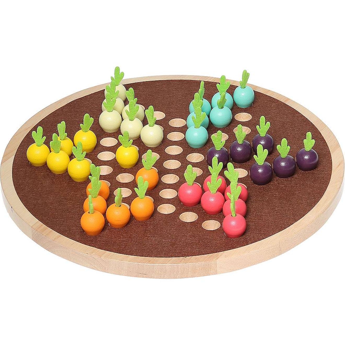 Jeu de dames chinoises la traversée du potager vert