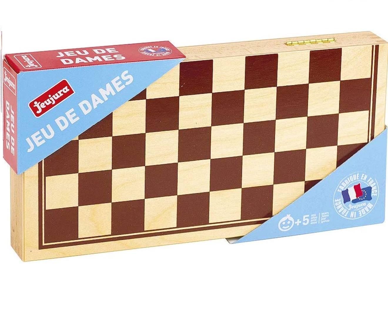 Jeu de dames pliant beige