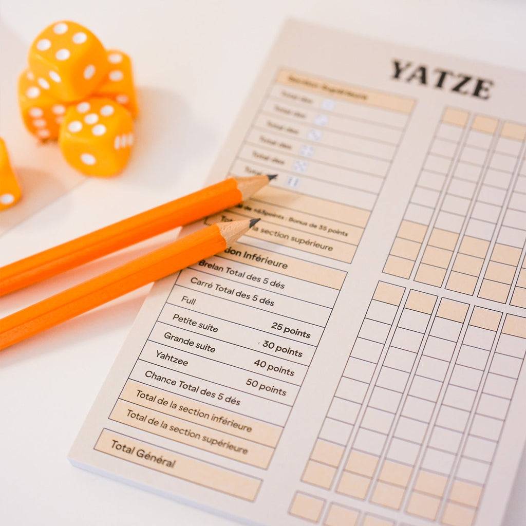 Jeu de Yam's prêt à jouer en famille