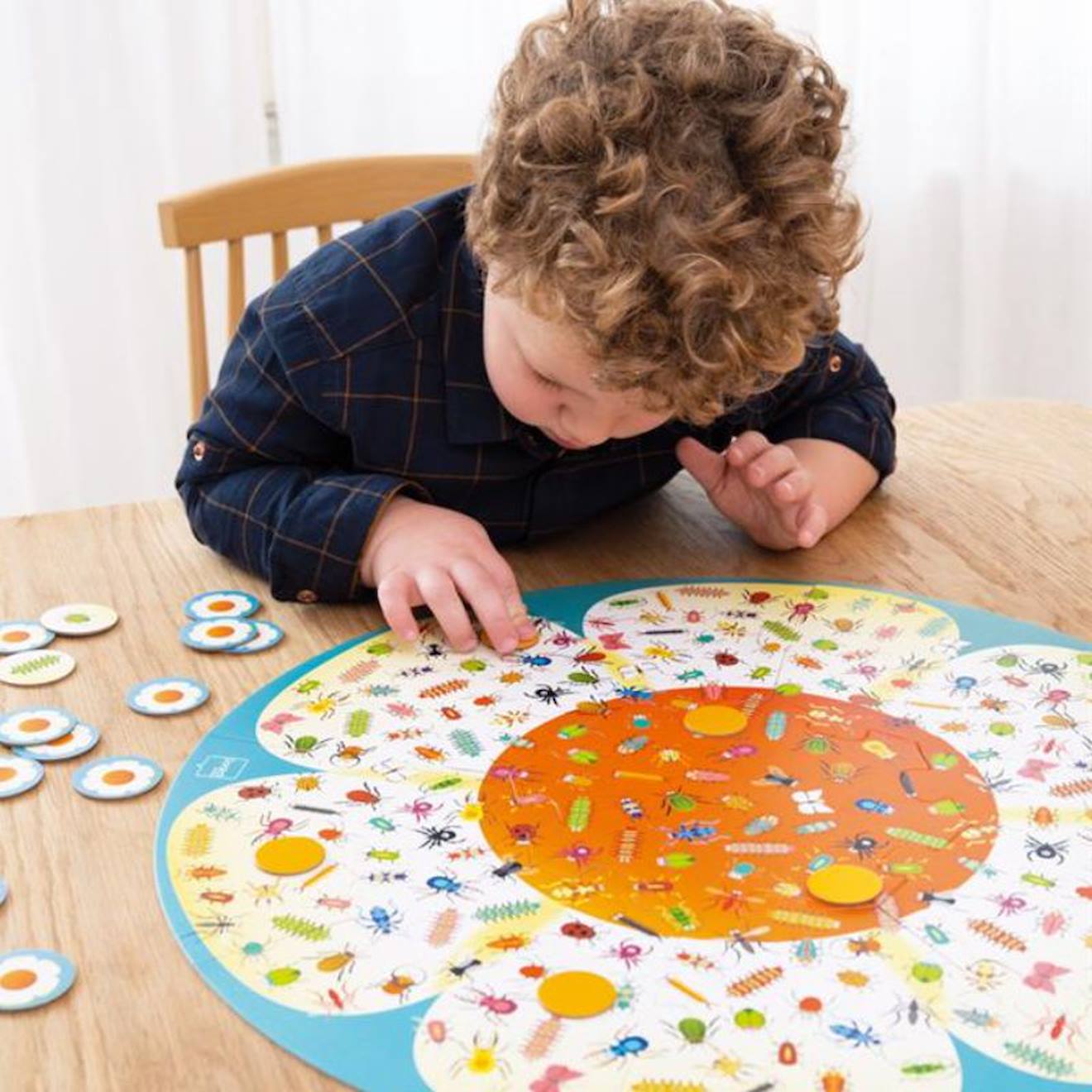 Jeu de discrimination visuelle - jouet éducatif pour enfants multicolore