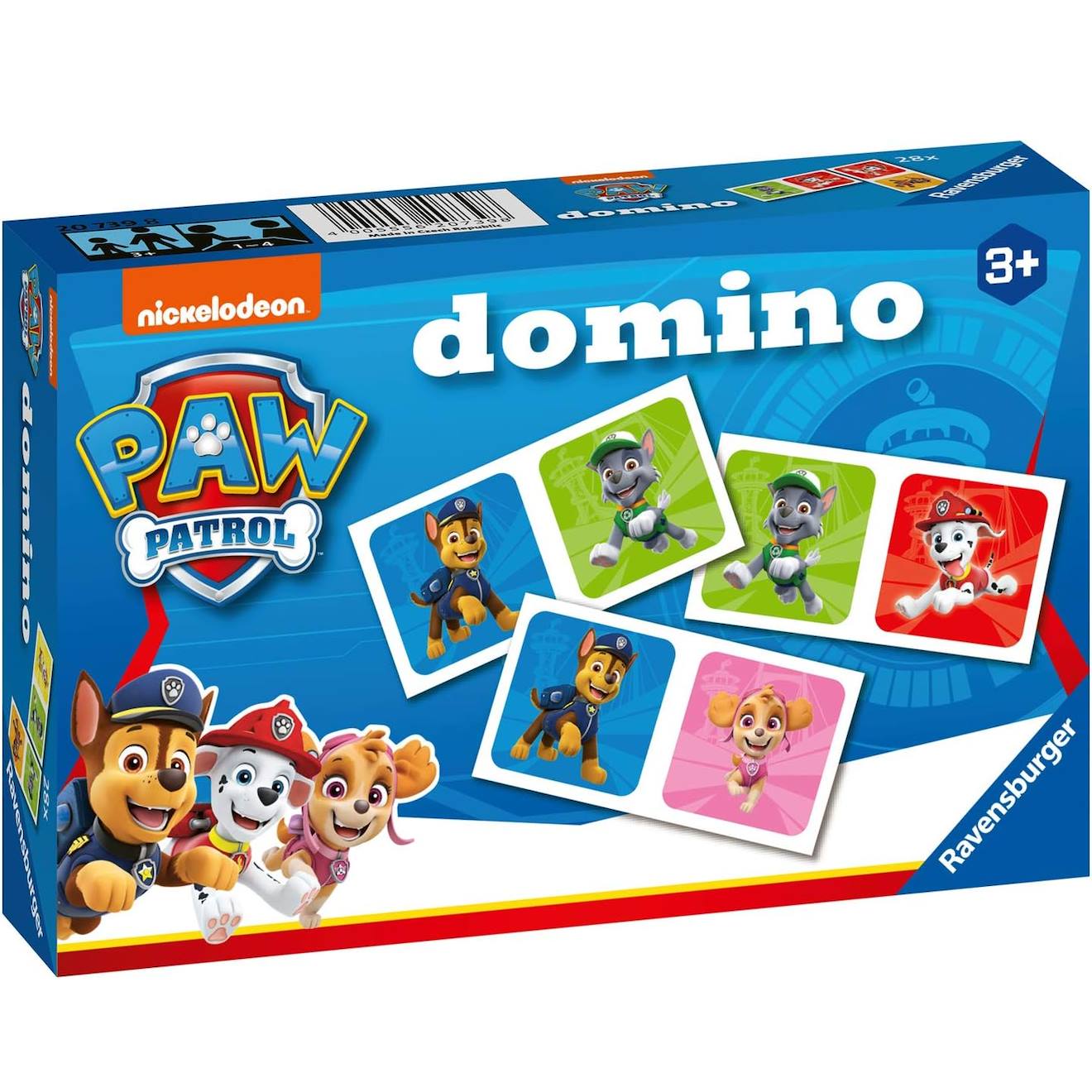 Jeu de domino Pat'Patrouille bleu