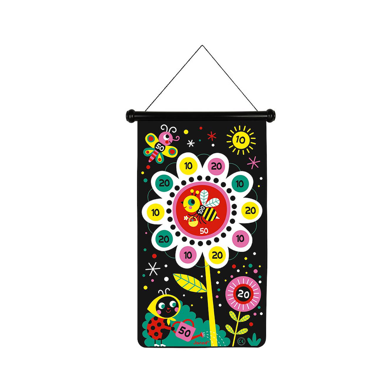 Jeu de fléchettes magnétiques jardin multicolore