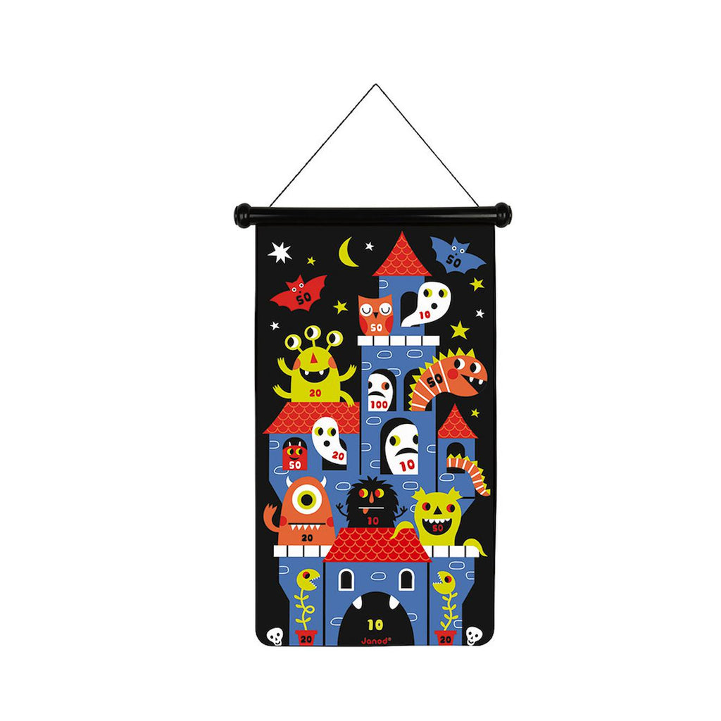 Jeu de fléchettes magnétiques monstres noir