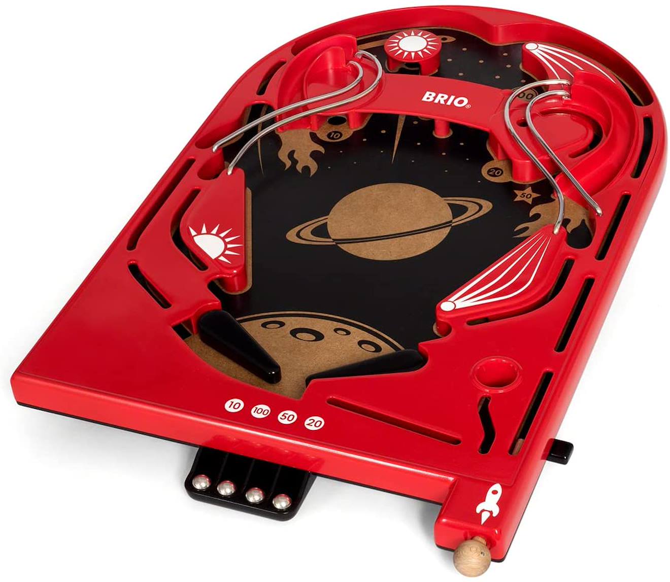 Jeu de flipper rouge