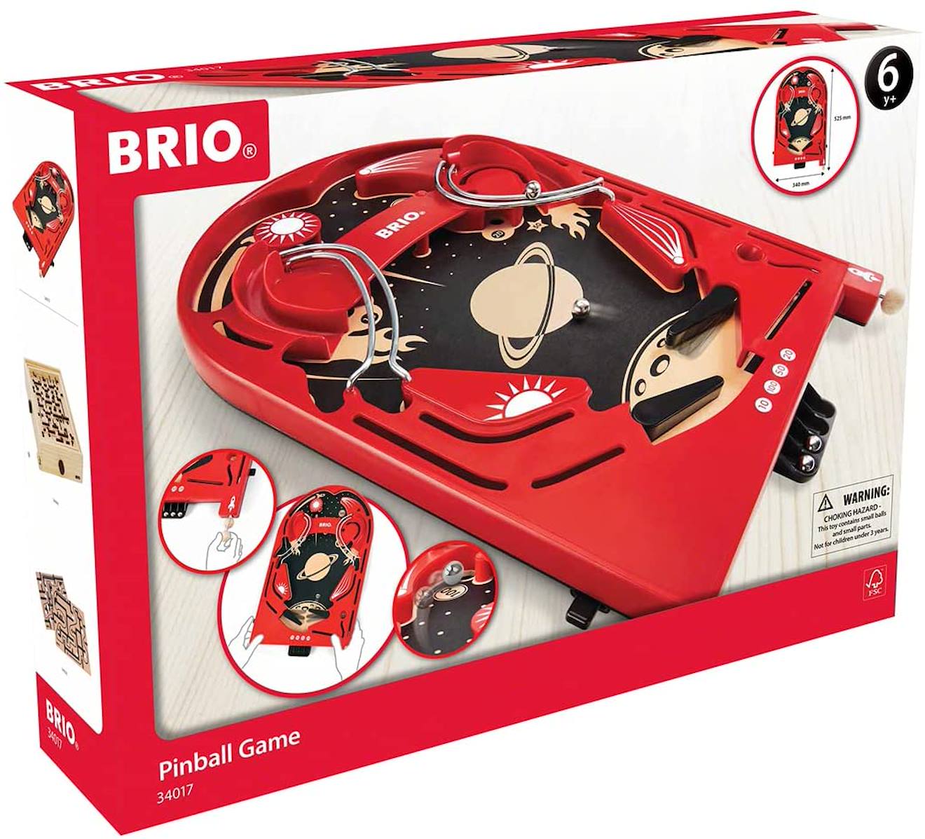 Jeu de flipper rouge