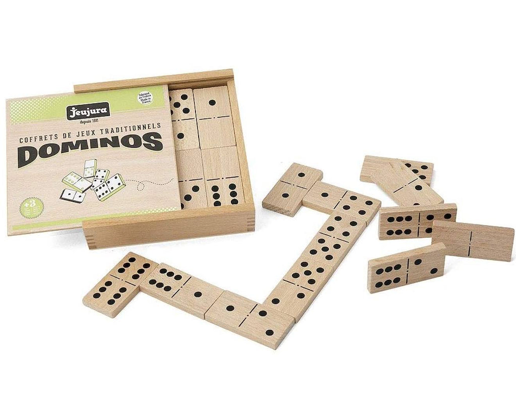 Jeu de grands dominos beige
