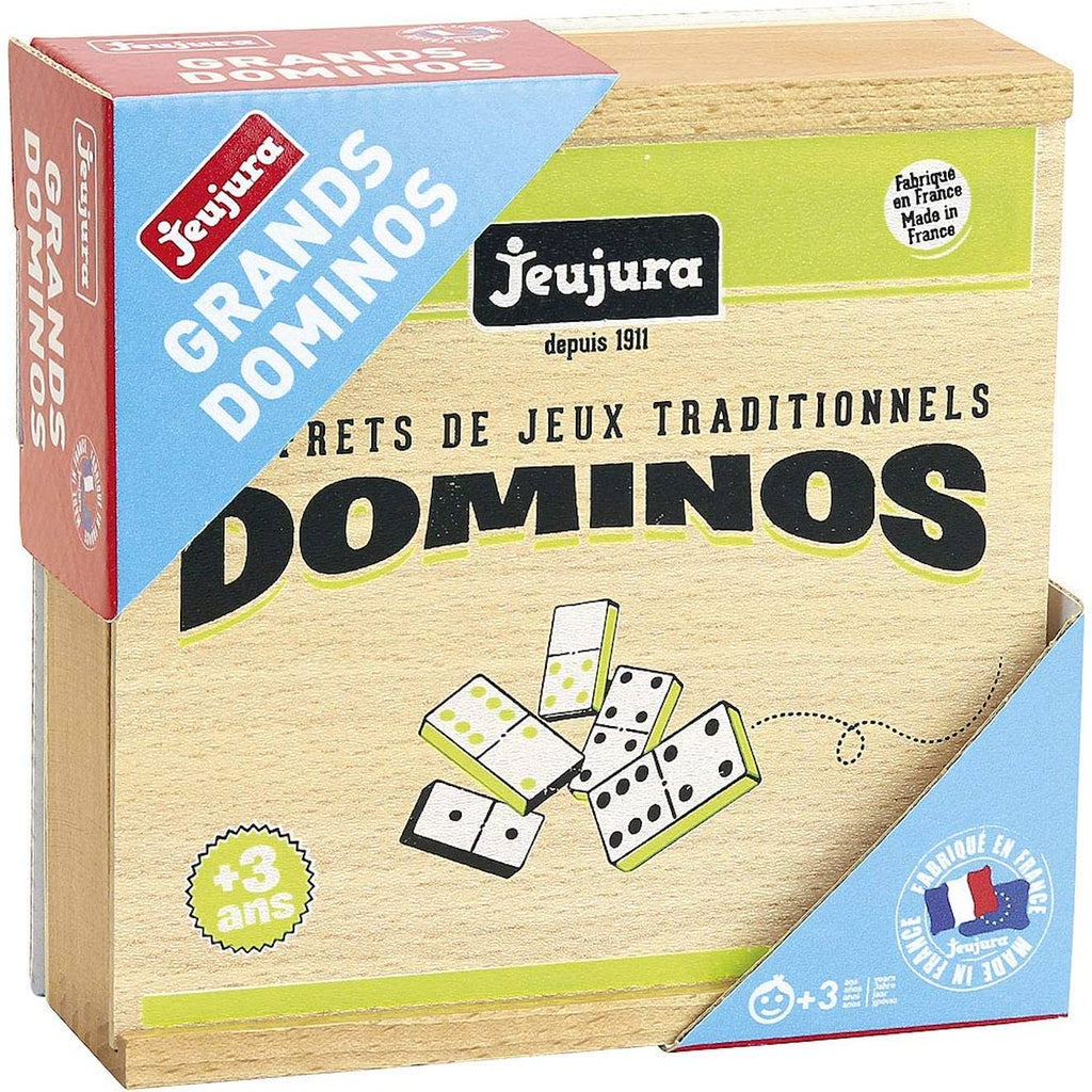 Jeu de grands dominos beige