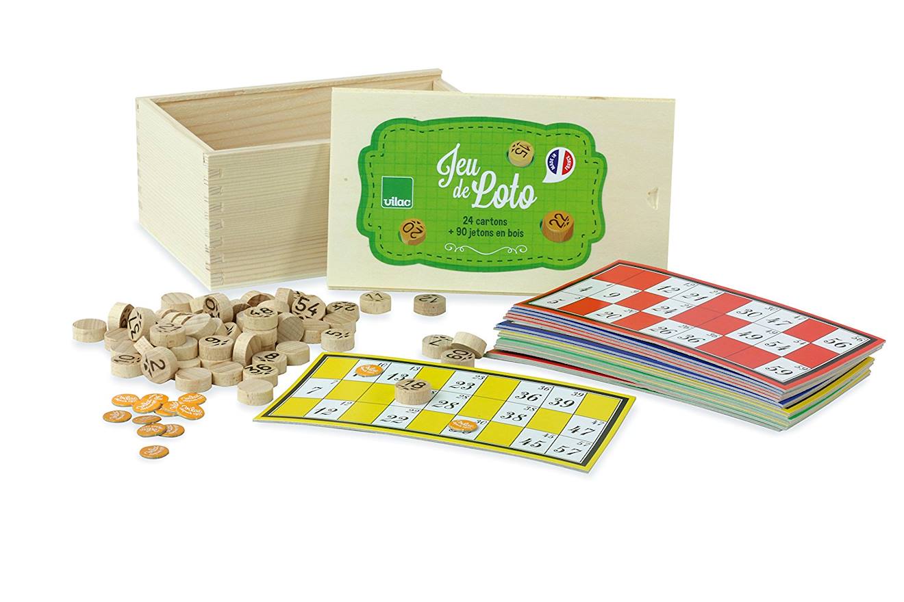 Jeu de loto beige