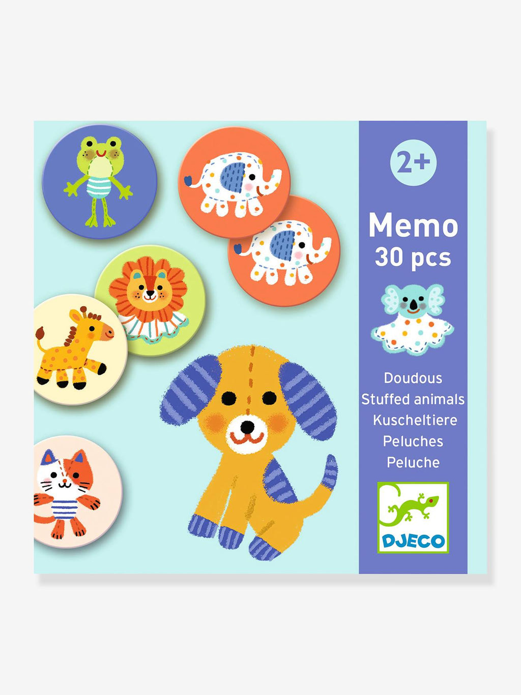 Jeu de méMo doudous - multicolore