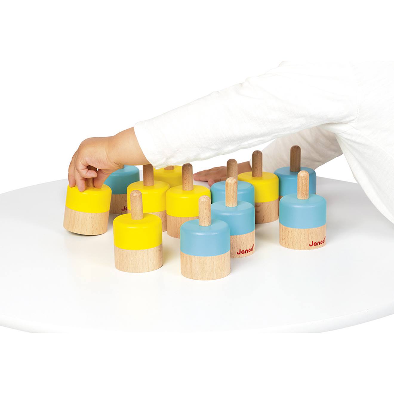 Jeu de mémoire sonore méMo des sons, bois FSC multicolore