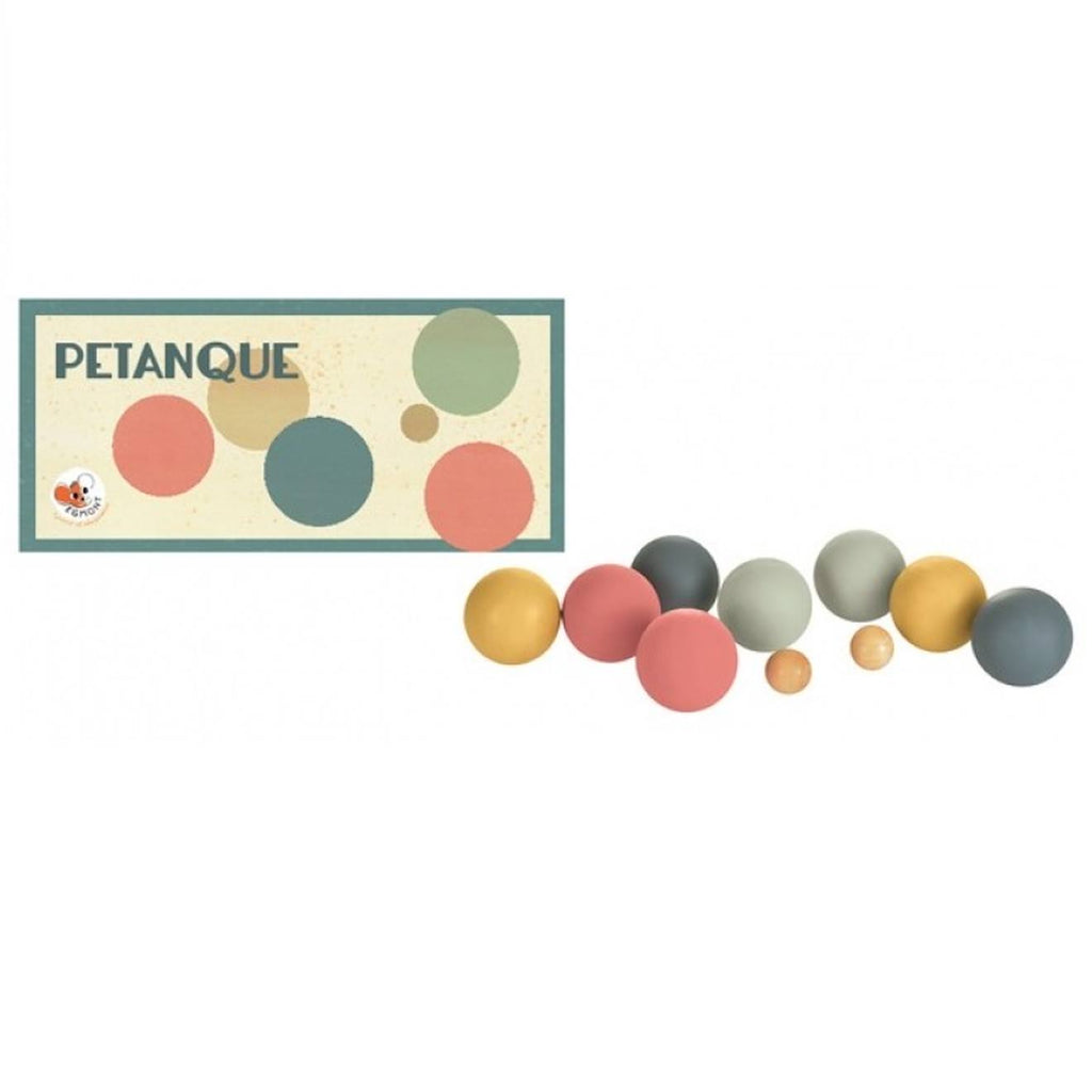Jeu de pétanque bleu