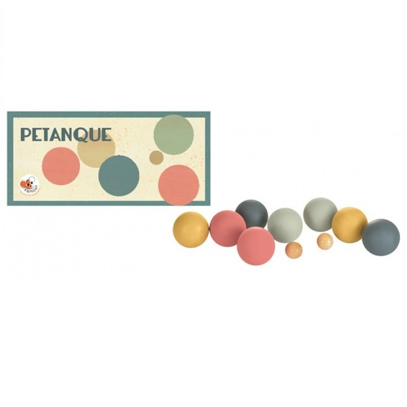 Jeu de pétanque bleu