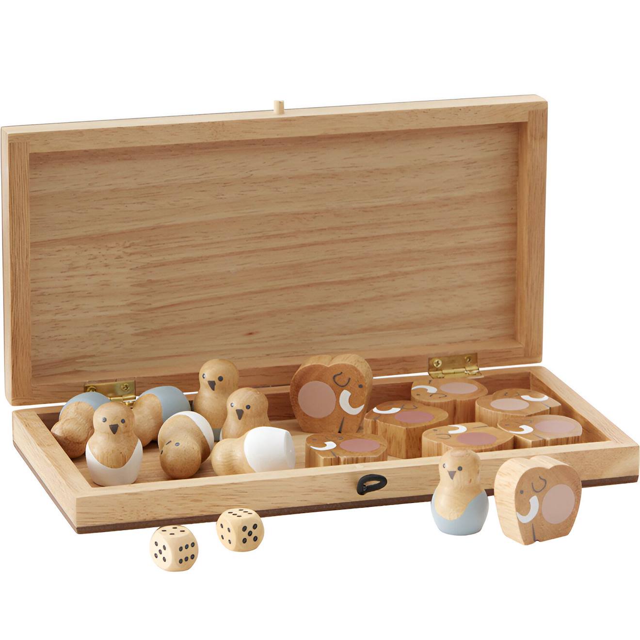 Jeu de petits chevaux neo beige, rose, bleu