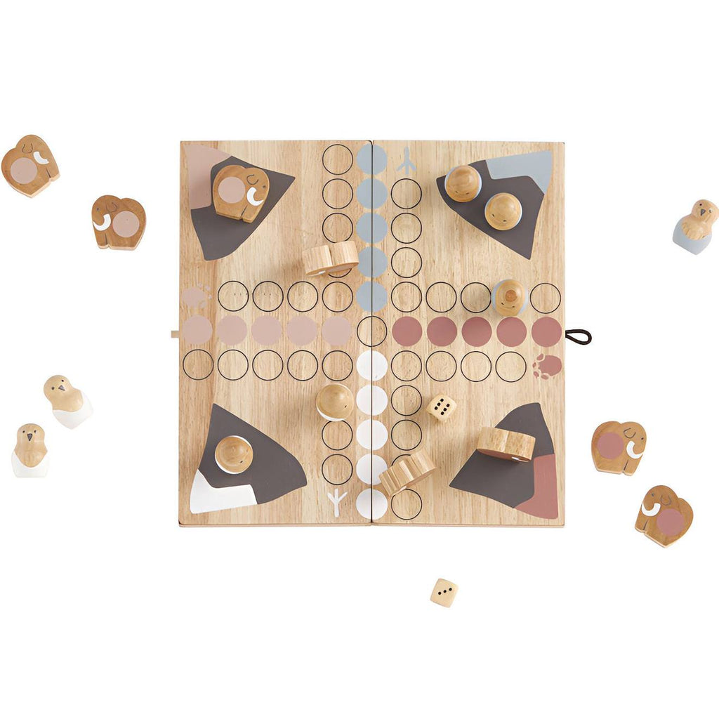 Jeu de petits chevaux neo beige, rose, bleu