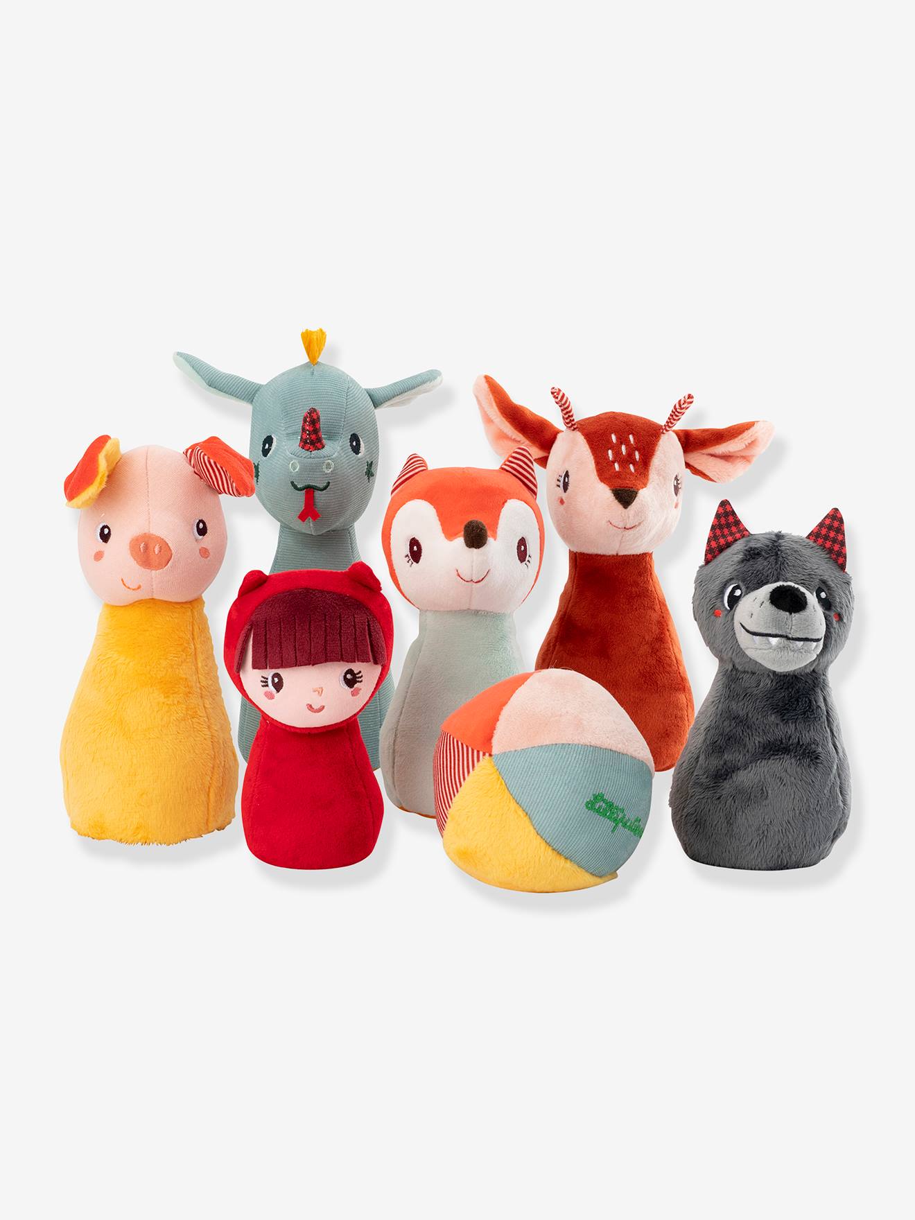 Jeu de quilles forêt s multicolore