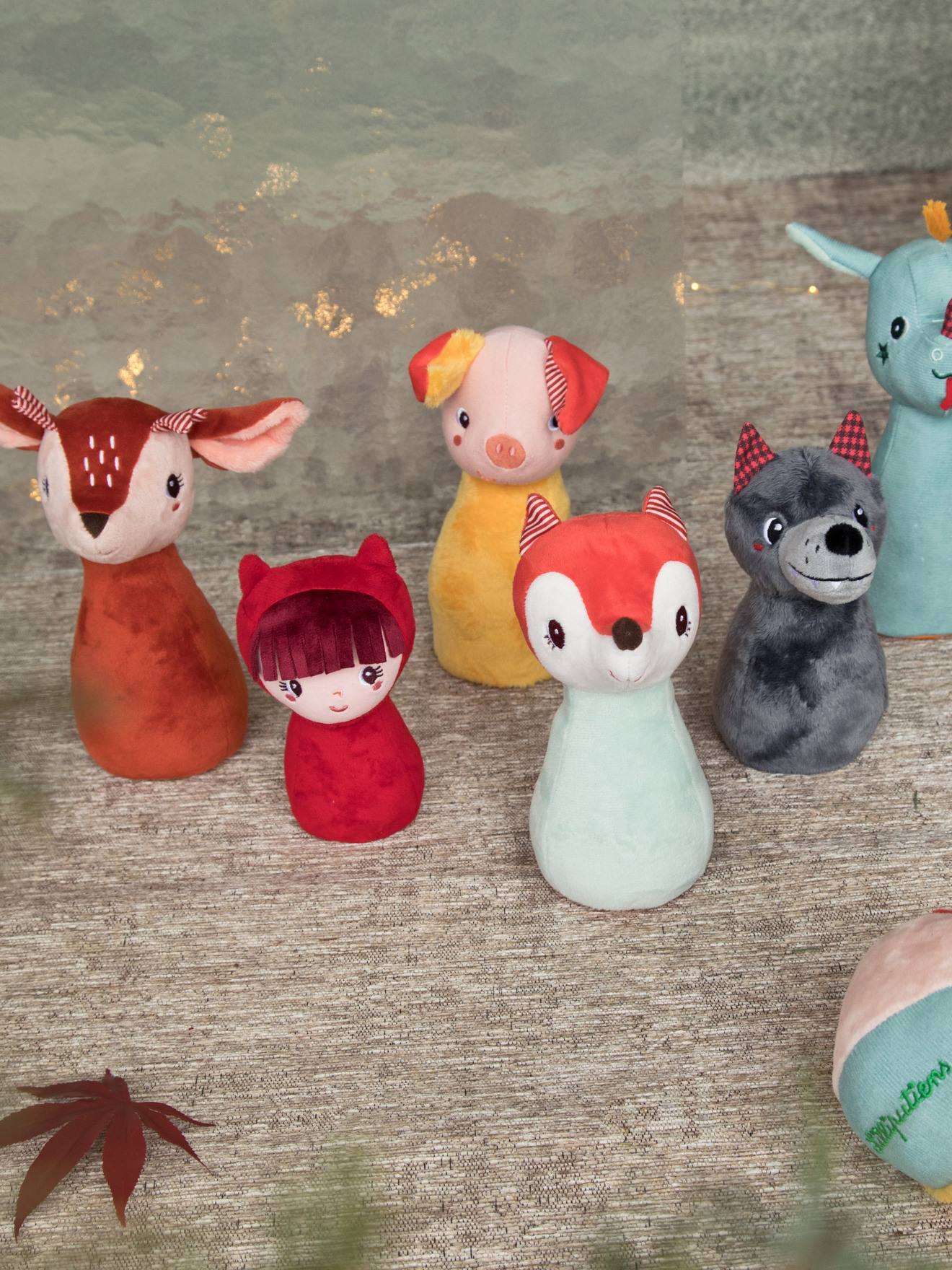 Jeu de quilles forêt s multicolore