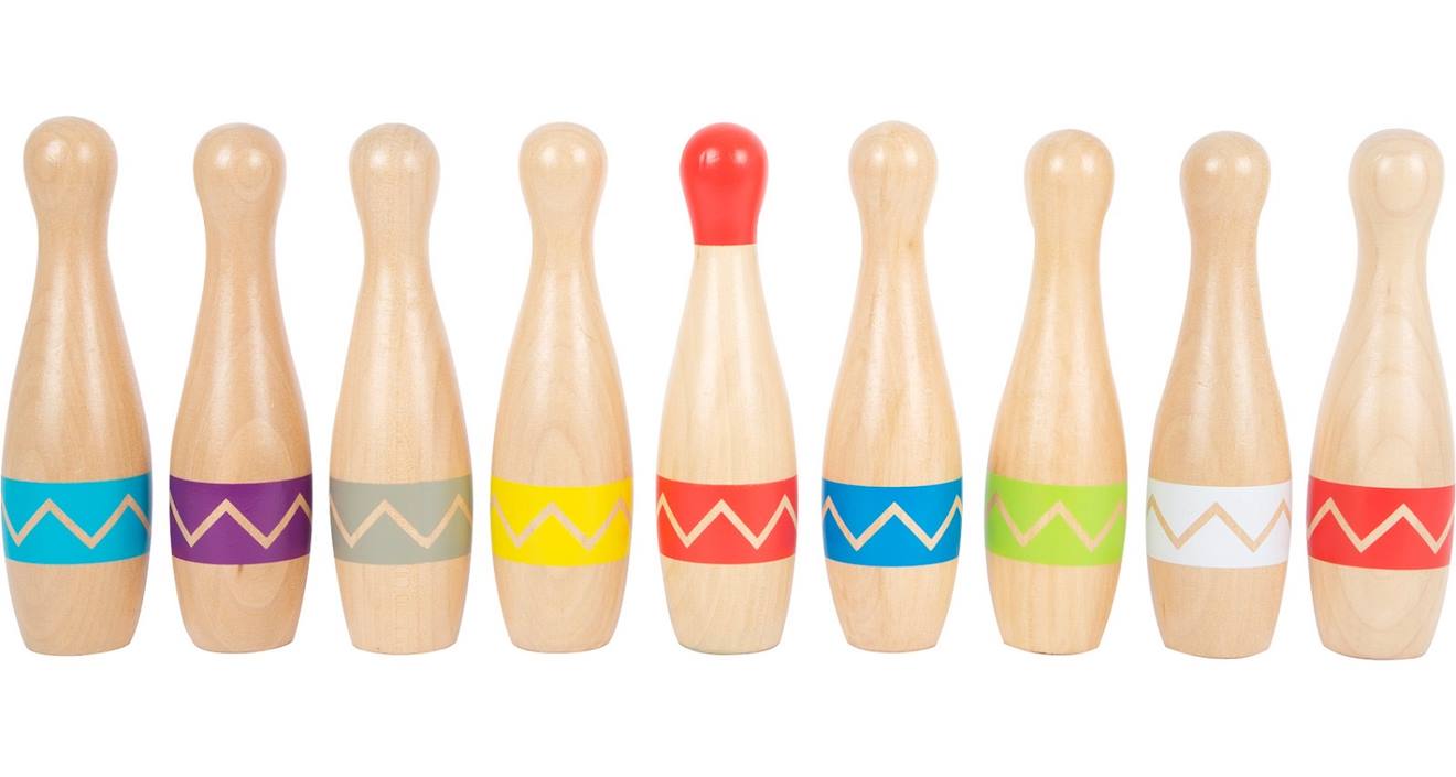 Jeu de quilles beige