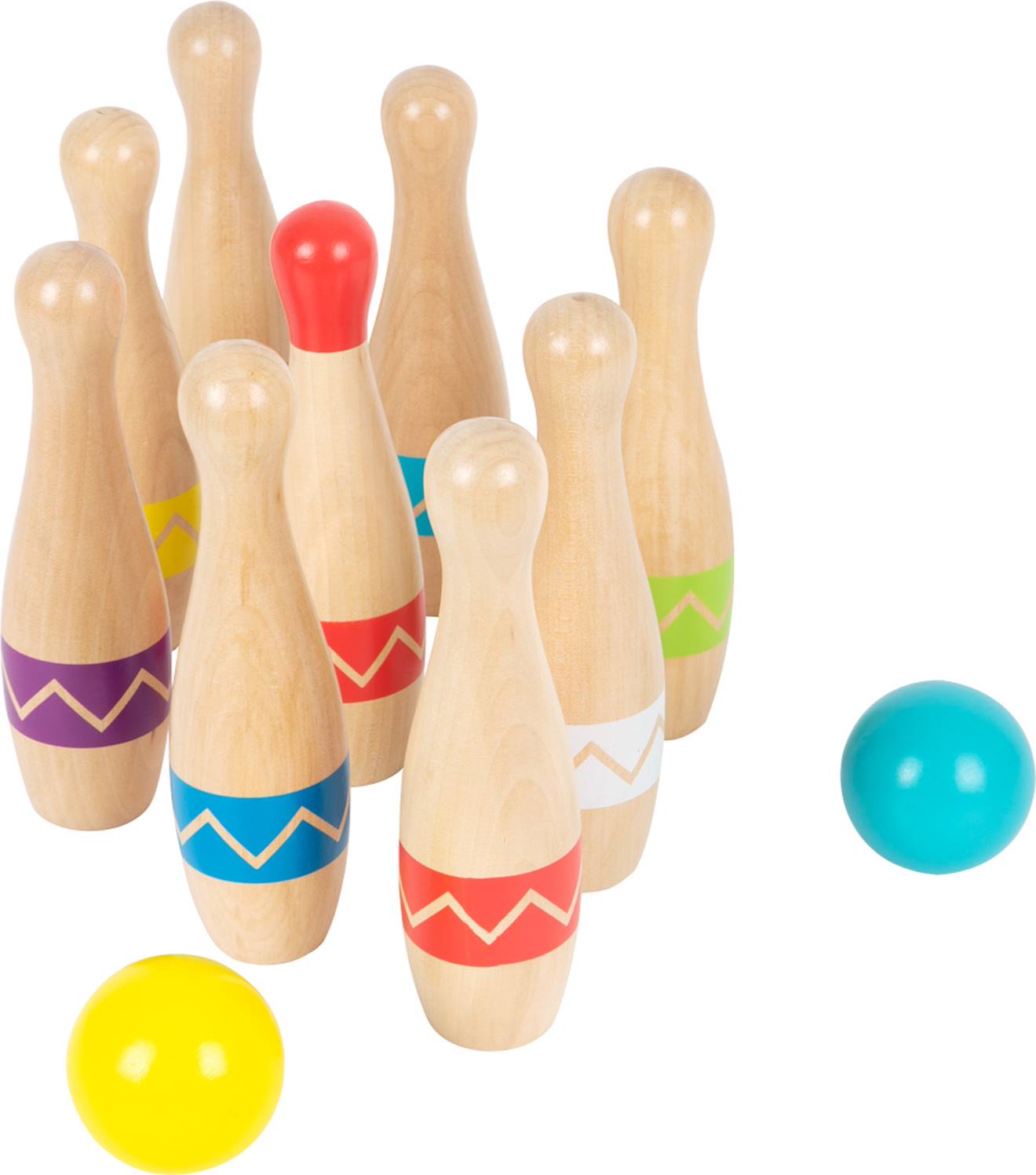 Jeu de quilles beige