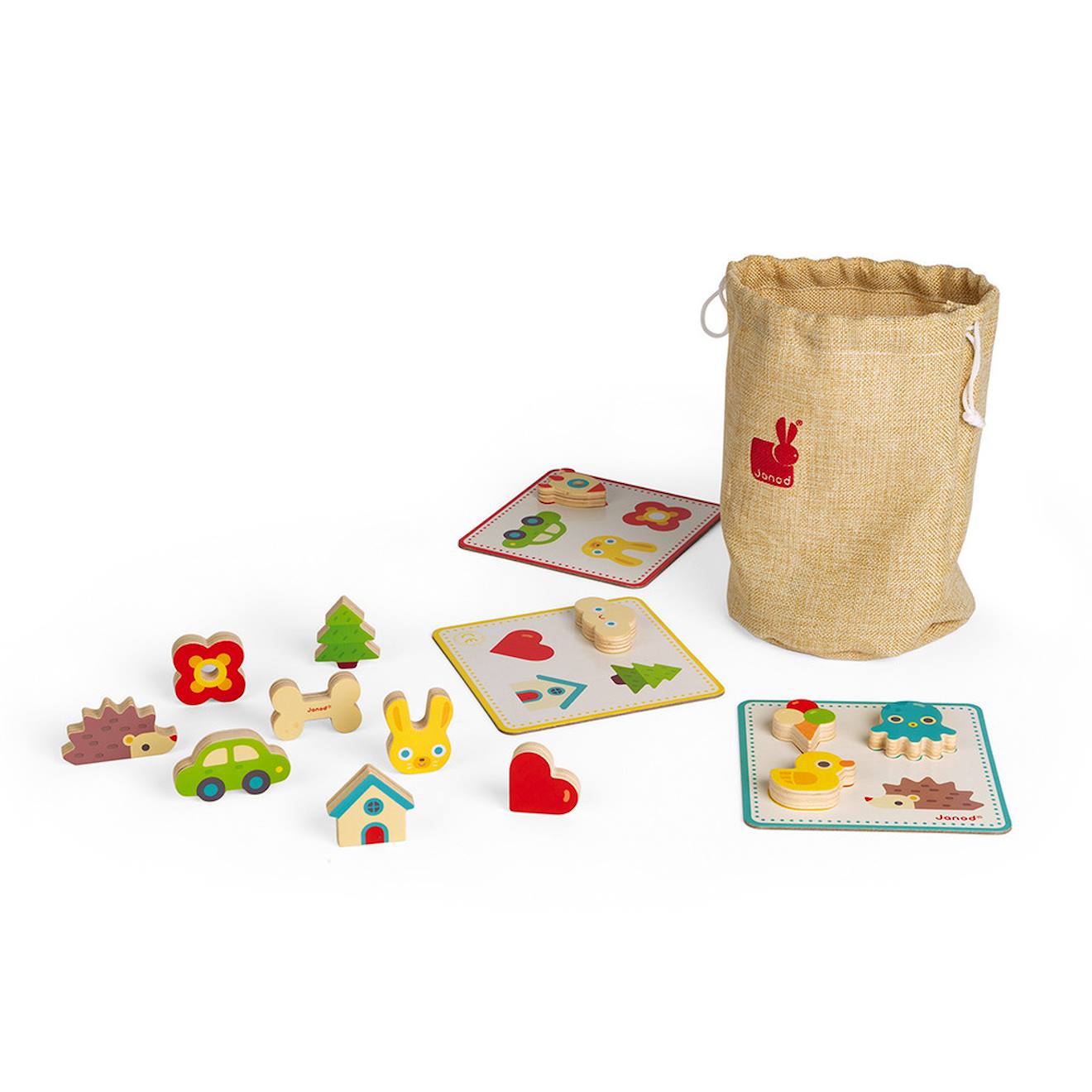 Jeu de reconnaissance tactile memory touch' multicolore