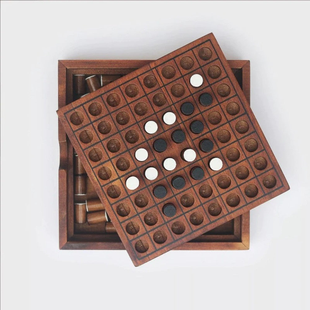 Jeu de Reversi en Bois - Jeu d'Adresse